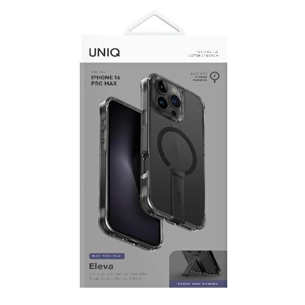 Uniq Eleva su Vertica stoveliu dėklas iPhone 16 Pro Max - juodas - Image 4