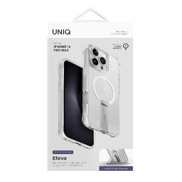 Uniq Eleva su Vertica stoveliu dėklas iPhone 16 Pro Max - skaidrus - Image 5