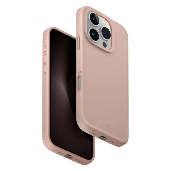 Uniq Lino Hue Magclick įkrovimo dėklas iPhone 16 Pro - rožinis - Image 7