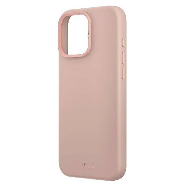 Uniq Lino Hue Magclick įkrovimo dėklas iPhone 16 Pro Max - rožinis - Image 2