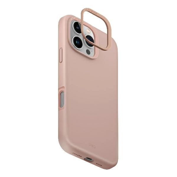 Uniq Lino Hue Magclick įkrovimo dėklas iPhone 16 Pro Max - rožinis - Image 3