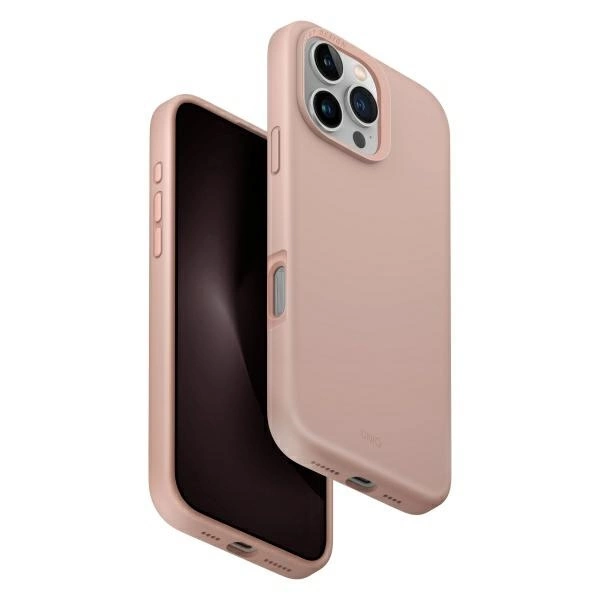 Uniq Lino Hue Magclick įkrovimo dėklas iPhone 16 Pro Max - rožinis - Image 7