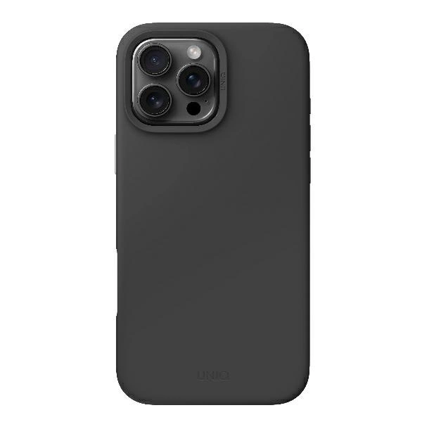 Uniq Lino Hue Magclick įkrovimo dėklas iPhone 16 Pro Max - pilkas - Image 2