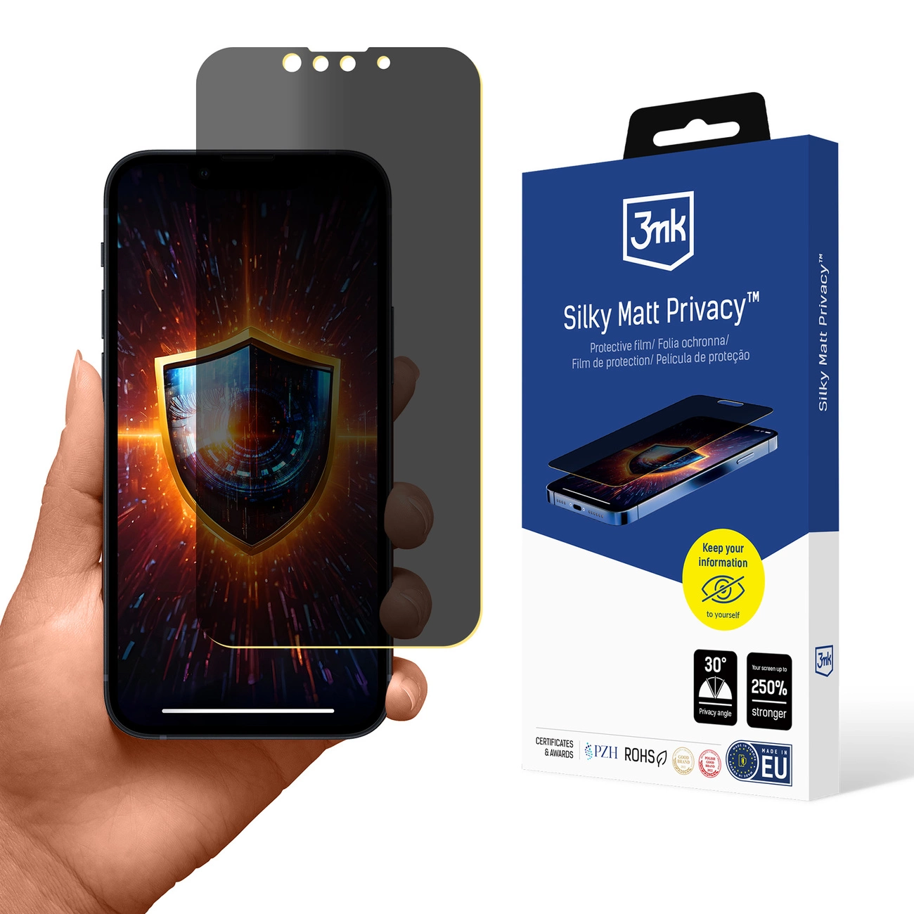 Privacy Film 3mk Silky Matt Privacy for Apple iPhone 13 Mini