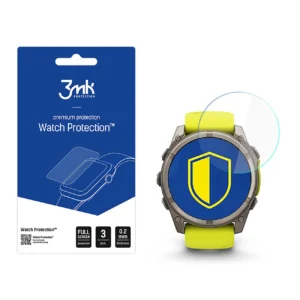Hybrid Glass 3mk Watch Protection FlexibleGlass for Garmin Fenix 8 Solar/Sapphire 51mm