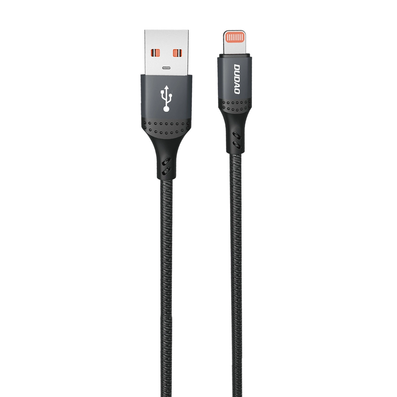 Dudao 3A 30W L3SL USB-A - Lightning Cable Braided 1.2m - Black