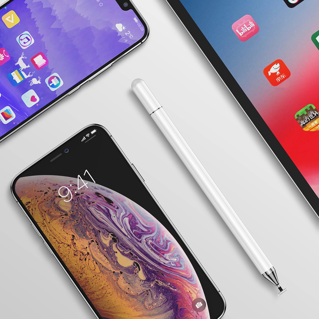 Joyroom JR-BP560S Excellent Series pasyvus stylus – baltas - Image 2