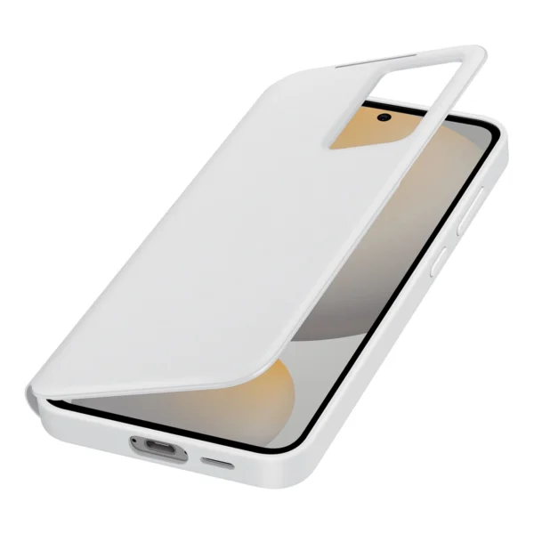 Samsung Smart View piniginės dėklas EF-ZS721CWEGWW Samsung Galaxy S24 FE – baltas - Image 4