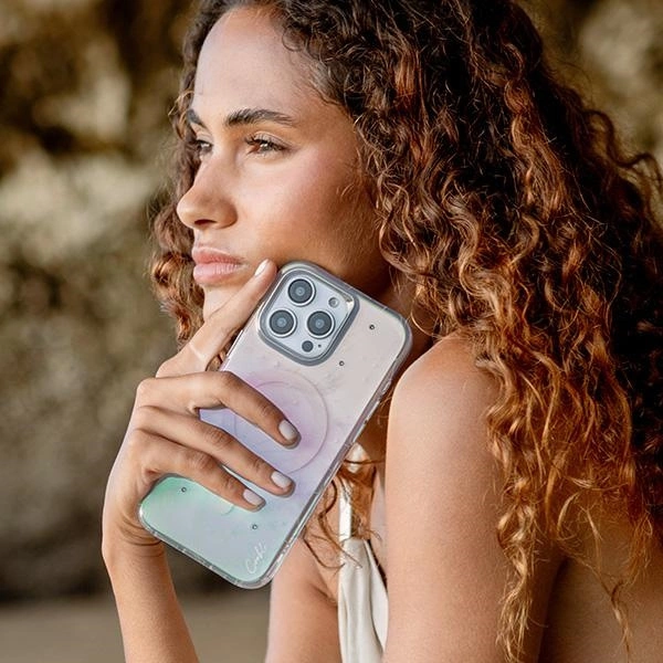 Uniq Coehl Celest magnetinis įkrovimo dėklas iPhone 16 Pro Max – perlamutrinis - Image 10