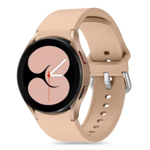 Tech-Protect Silicone Strap for Samsung Galaxy Watch 4 / 5 / 5 Pro / 6 / 7 / FE - Beige
