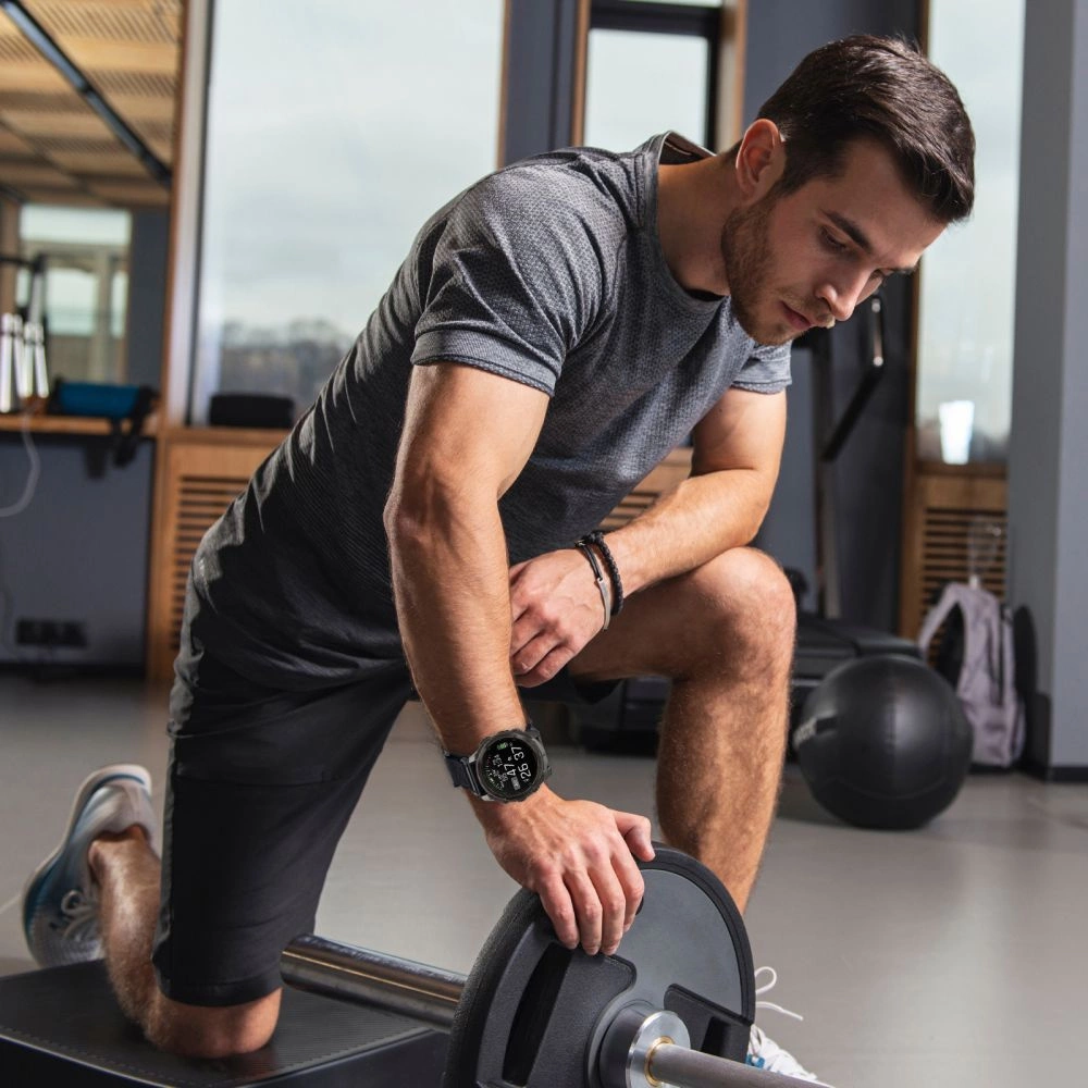 Tech-Protect Nylon Pro dirželis Garmin Fenix 5 / 6 / 6 Pro / 7 / 8 (47MM) – juodas - Image 4