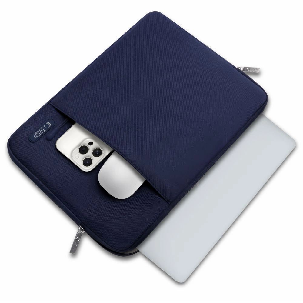 Tech-Protect Sleeve dėklas nešiojamam kompiuteriui 13–14 – tamsiai mėlynas - Image 3