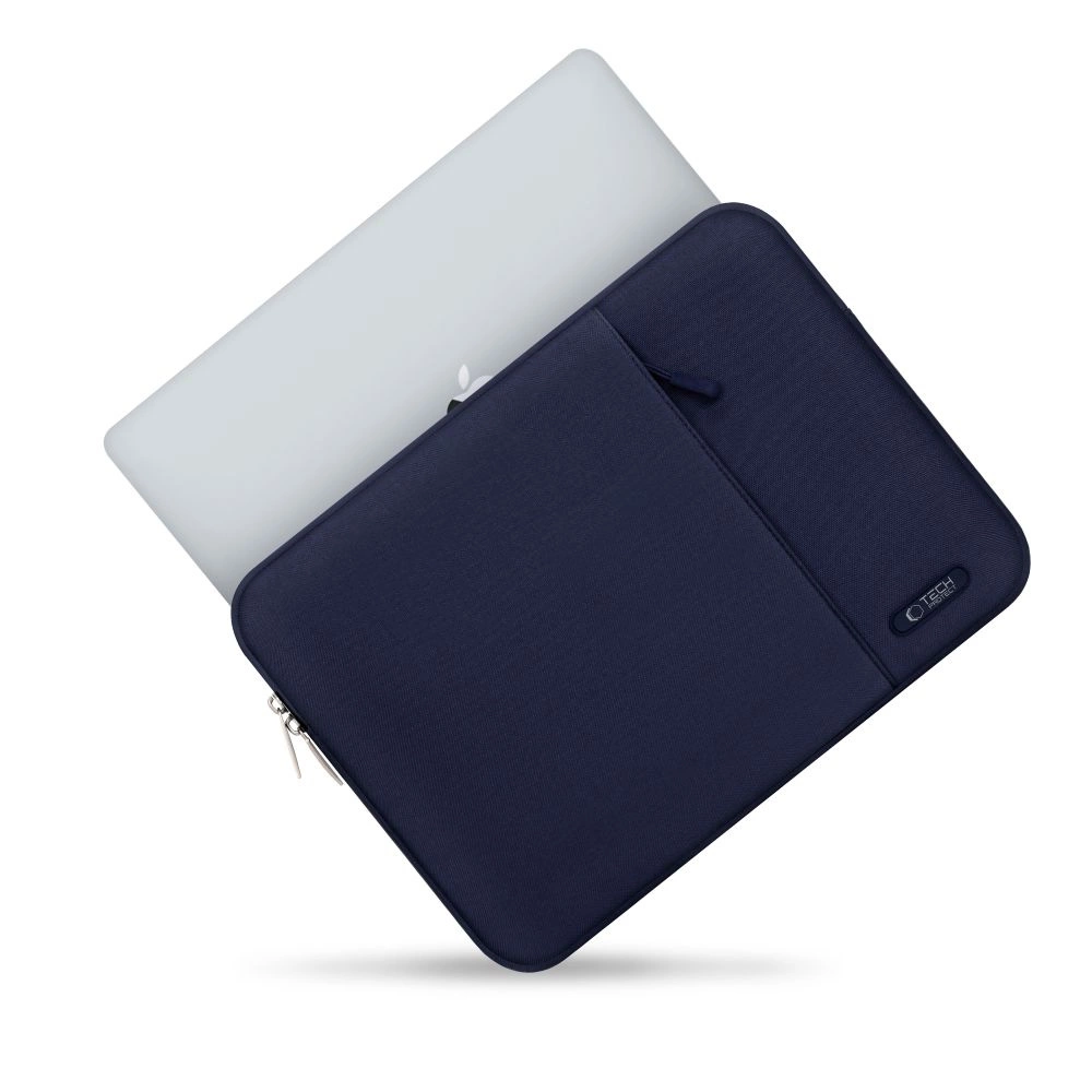 Tech-Protect Sleeve dėklas nešiojamam kompiuteriui 13–14 – tamsiai mėlynas - Image 5