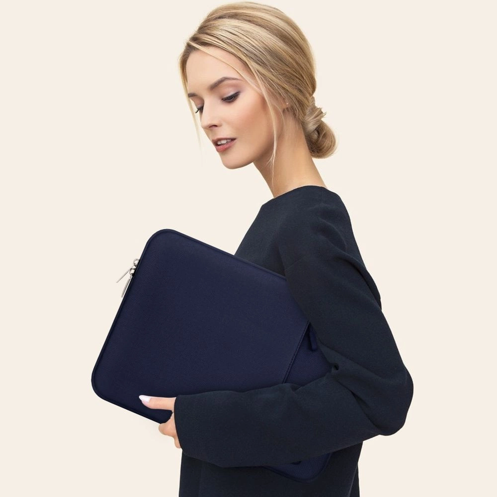 Tech-Protect Sleeve dėklas nešiojamam kompiuteriui 13–14 – tamsiai mėlynas - Image 6