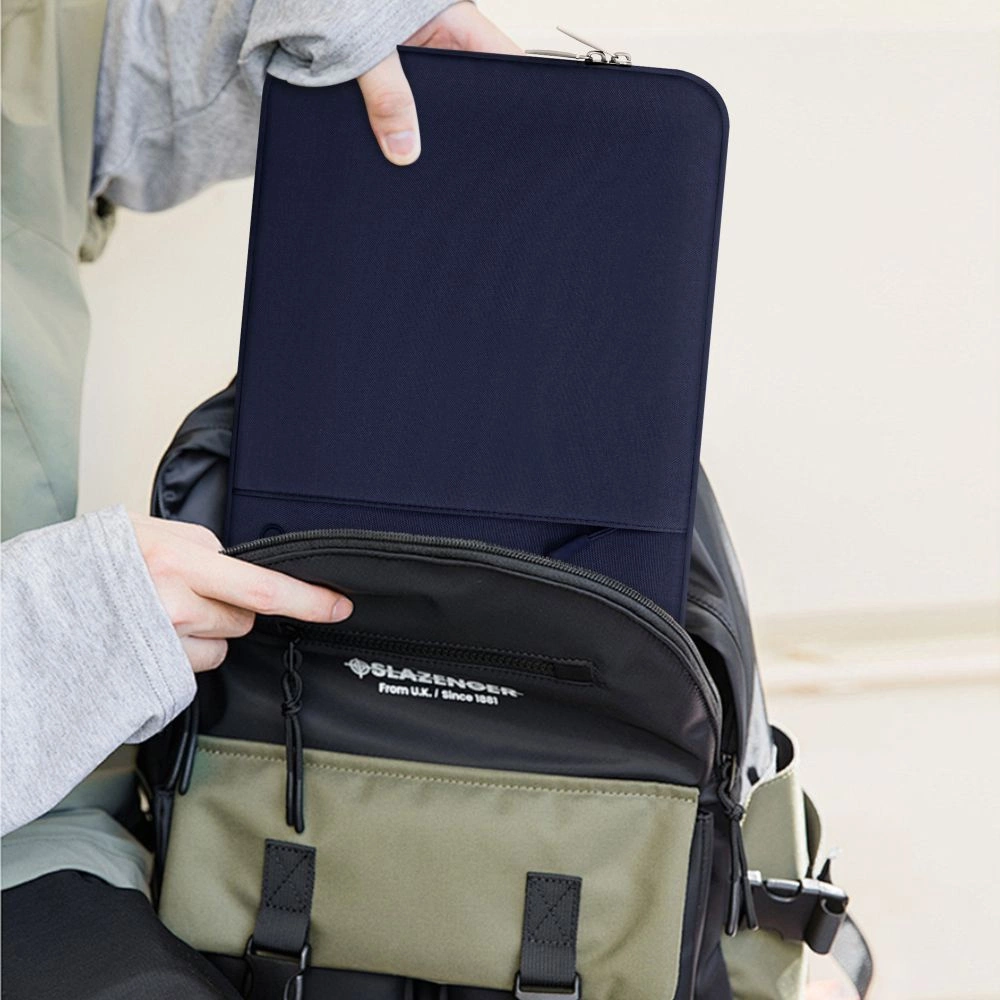 Tech-Protect Sleeve dėklas nešiojamam kompiuteriui 13–14 – tamsiai mėlynas - Image 9
