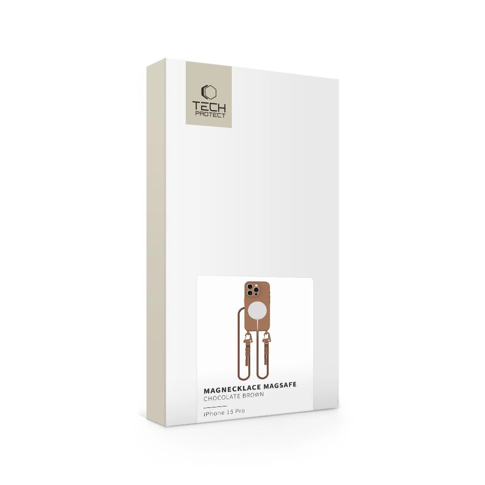 Tech-Protect MagNecklace MagSafe dėklas iPhone 15 Pro – rudas - Image 6