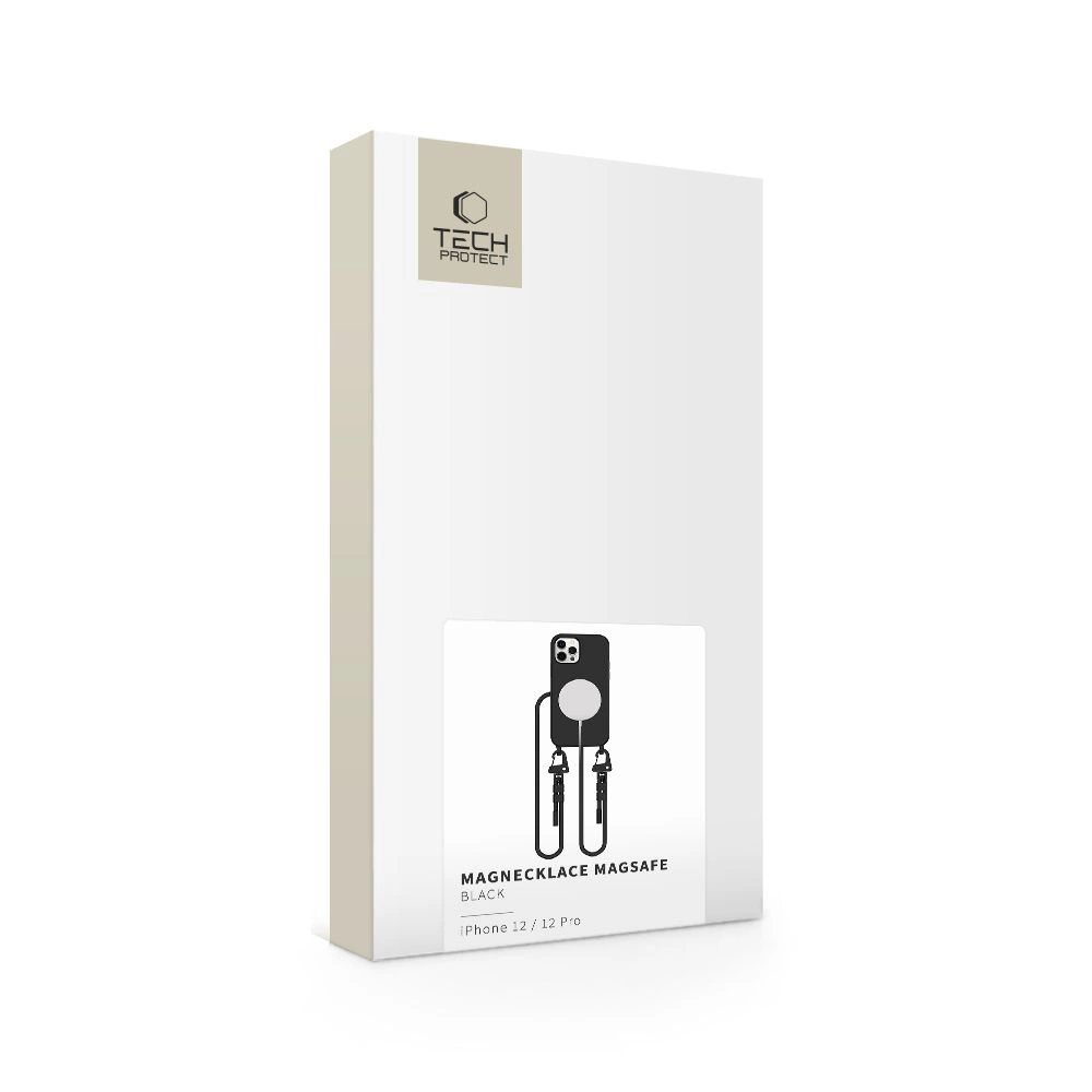 Tech-Protect MagNecklace MagSafe dėklas iPhone 12 / 12 Pro – juodas - Image 6