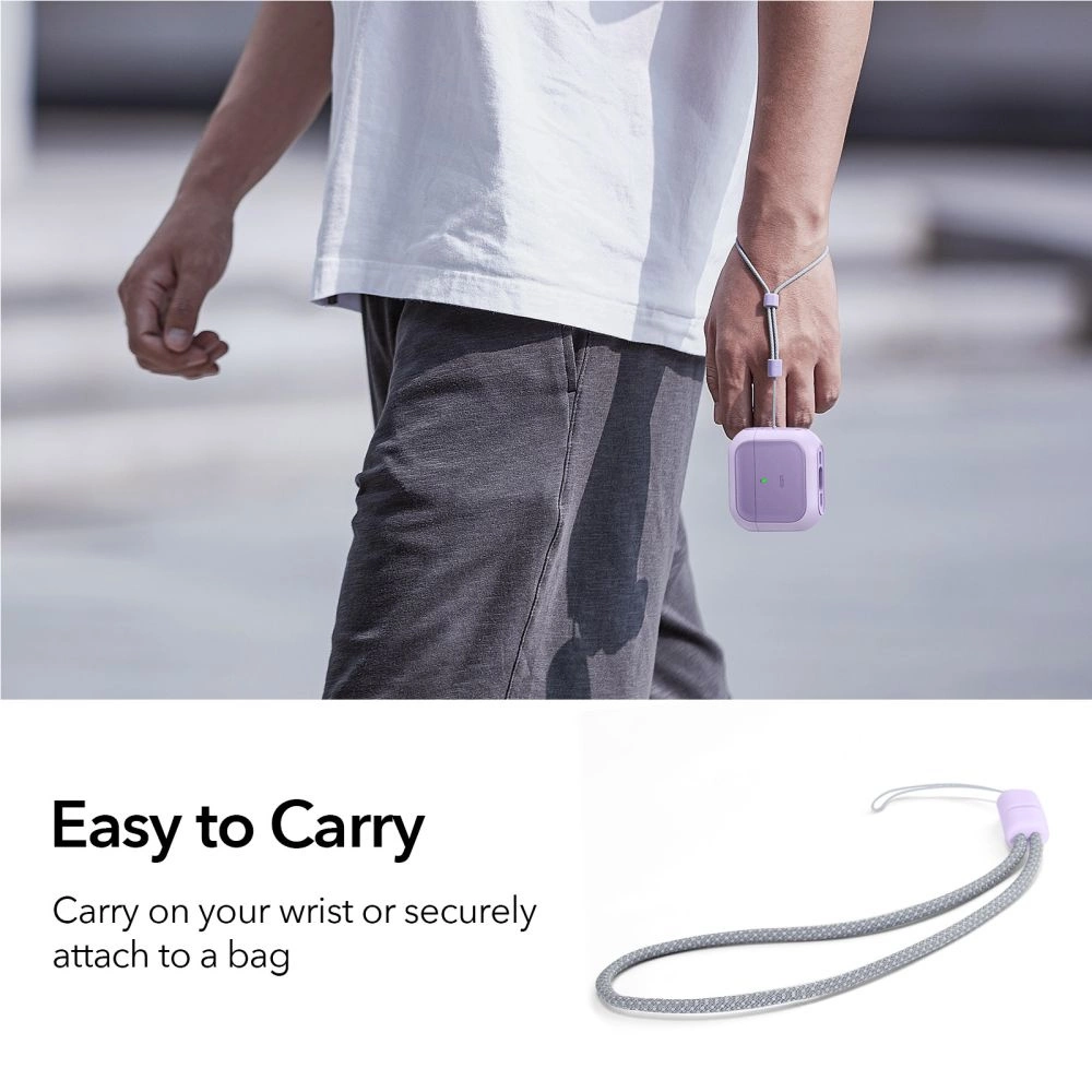 ESR Orbit Halolock MagSafe dėklas Apple AirPods 4 – violetinis - Image 6
