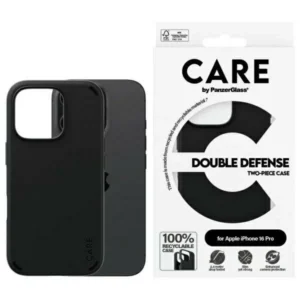 CARE by PanzerGlass Feature Double Defense Case for iPhone 16 Pro - Black