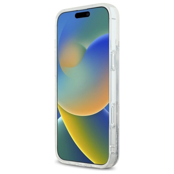 Karl Lagerfeld Skystas blizgesys Karl galvutė MagSafe iPhone 16 dėklas – permatomas - Image 5