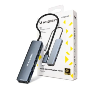 USB-C 6 in 1 Hub Wozinsky WHBC10Y4S Multifunctional