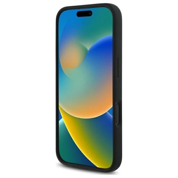 AMG dėklas su languota vėliavos raštu MagSafe iPhone 16 – juodas - Image 5