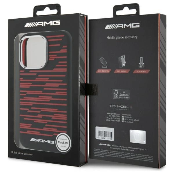 AMG silikoninis MagSafe dėklas iPhone 16 Pro Max – juodas - Image 8
