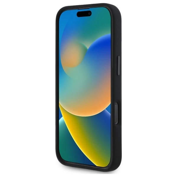 BMW Silicone Hexagon Blue Line MagSafe dėklas iPhone 16 Pro – juodas - Image 5