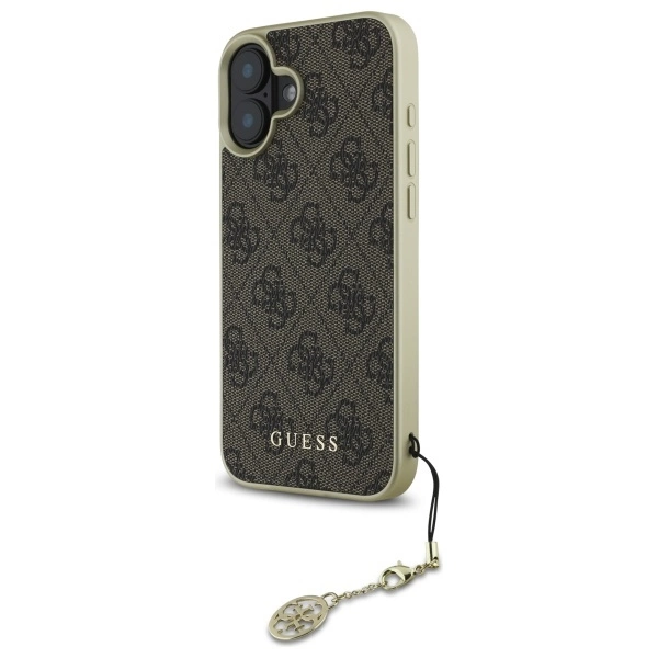 Guess 4G Charms Collection dėklas iPhone 16 Plus – rudas - Image 2