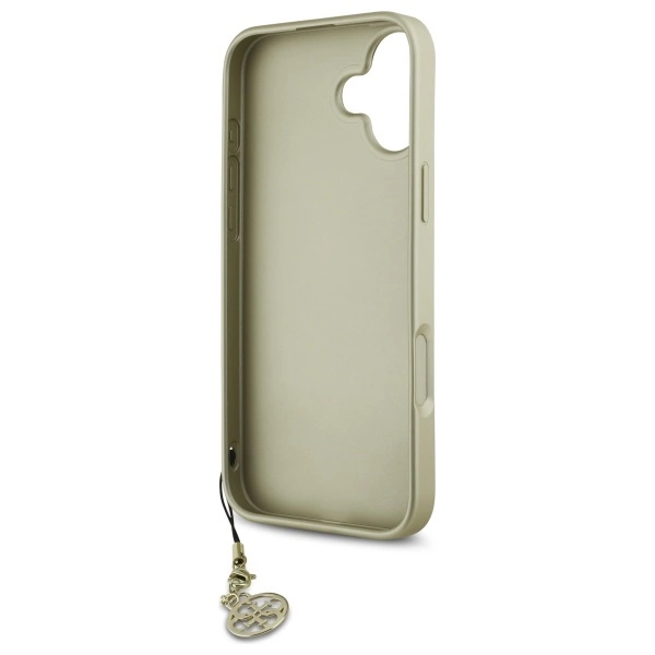 Guess 4G Charms Collection dėklas iPhone 16 Plus – rudas - Image 7