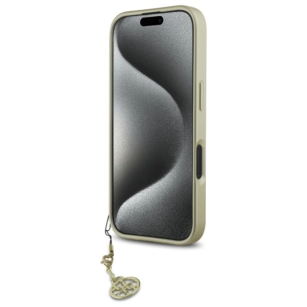 Guess 4G Charms Collection dėklas iPhone 16 Plus – juodas - Image 5