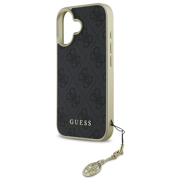Guess 4G Charms Collection dėklas iPhone 16 Plus – juodas - Image 6