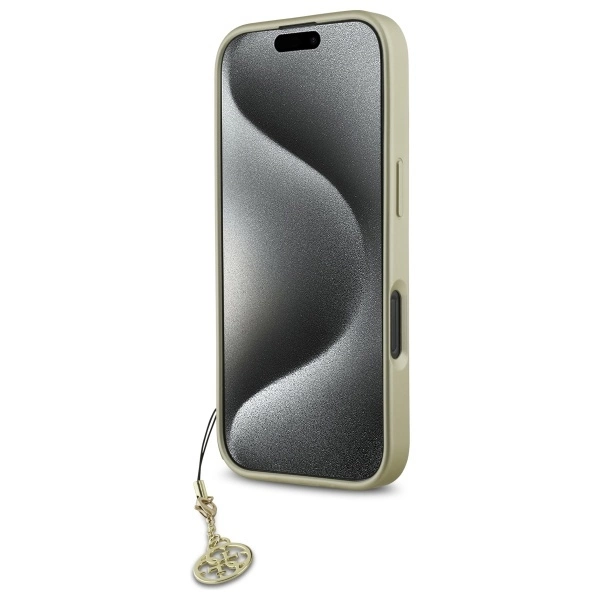 Guess 4G Charms Collection dėklas iPhone 16 Pro Max – juodas - Image 5