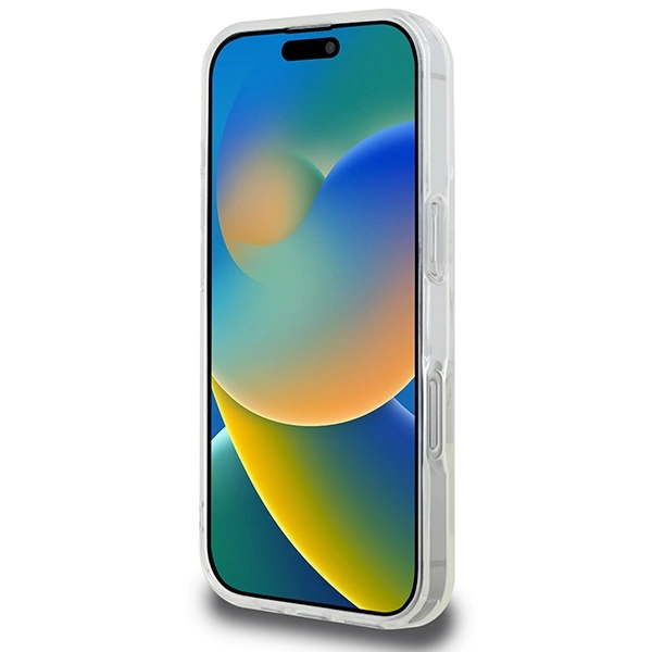 Guess IML Glitter Circle MagSafe dėklas iPhone 16 Pro Max – permatomas - Image 5