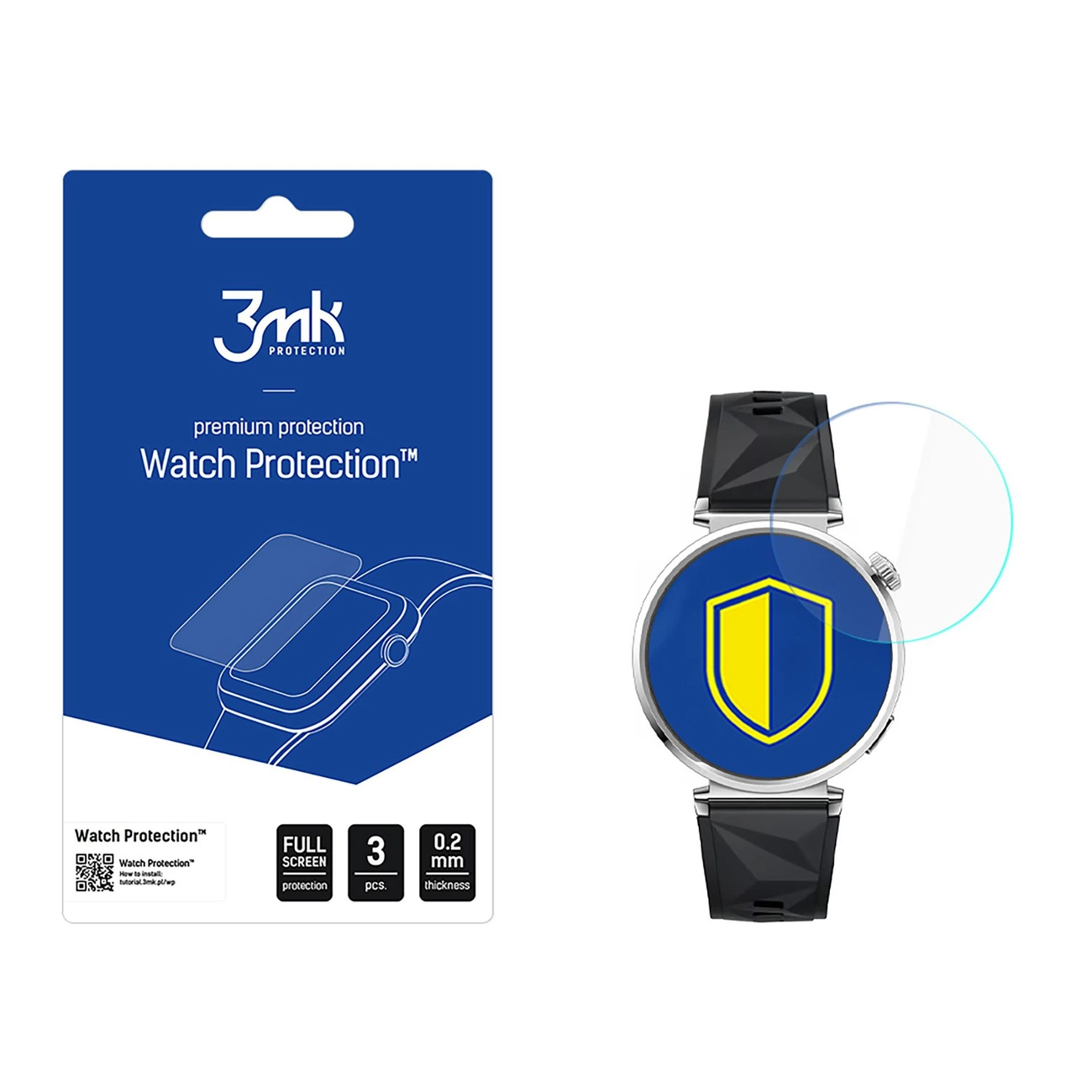 Hybrid Glass 3mk Watch Protection FlexibleGlass for Huawei Watch GT 5 41mm