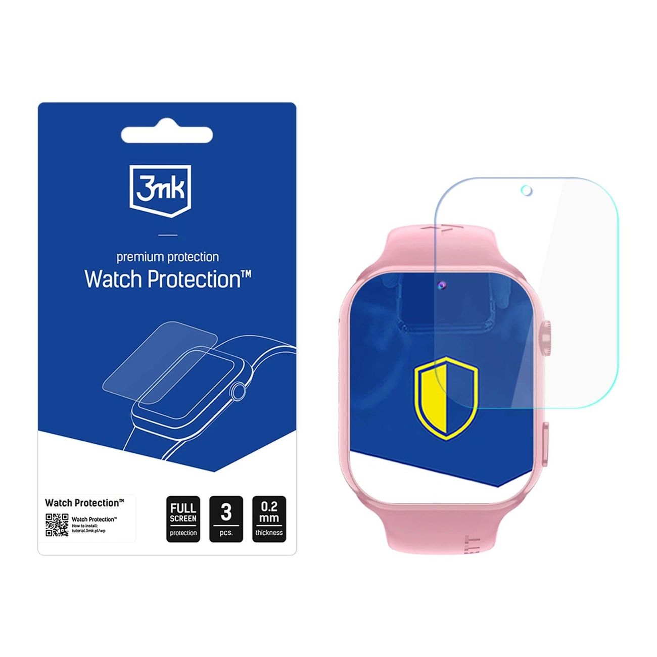 3mk Watch Protection ARC Smartwatch Screen Protector Film for Garett Kids Twin 2 4G