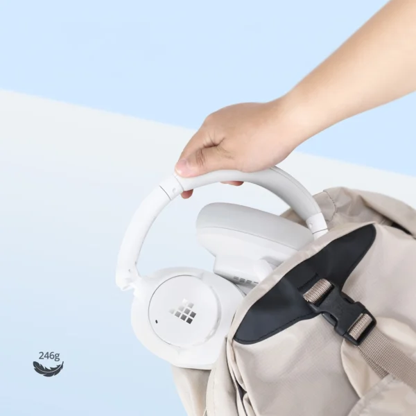 Tronsmart Sounfii Q20 ANC Over-Ear Bluetooth 5.3 ausinės - baltos - Image 16