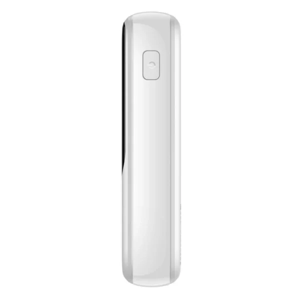 Baseus Qpow skaitmeninis išorinės baterijos ekranas su greitu įkrovimu 10000mAh 22.5W QC/PD/SCP/FCP su integruotu USB-C kabeliu - baltas - Image 4