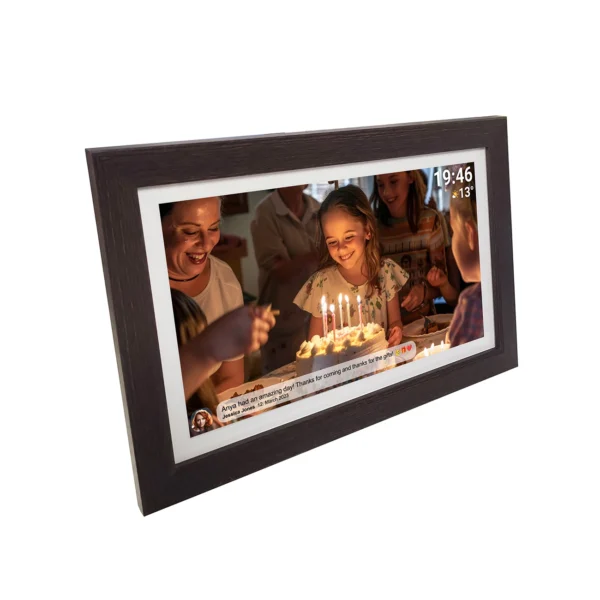 Denver Frameo PFF-1543DW 15.6” skaitmeninis rėmelis - rudas - Image 3
