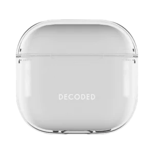 Decoded Silicone Aircase for AirPods 4 - Transparent