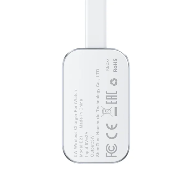 Acefast E21 5W belaidis įkroviklis Apple Watch - sidabrinis - Image 4