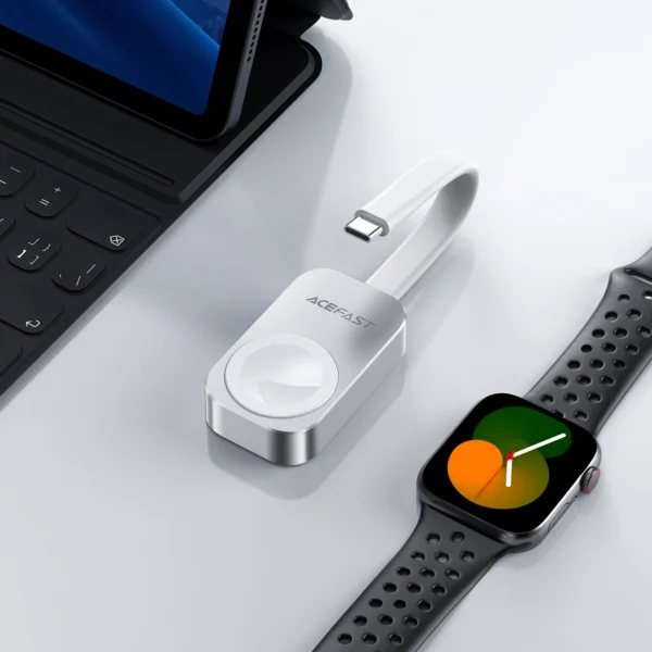 Acefast E21 5W belaidis įkroviklis Apple Watch - sidabrinis - Image 6