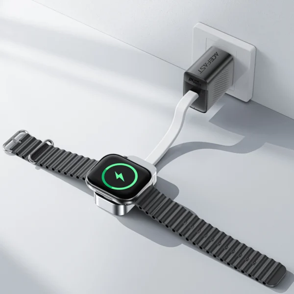 Acefast E21 5W belaidis įkroviklis Apple Watch - sidabrinis - Image 7
