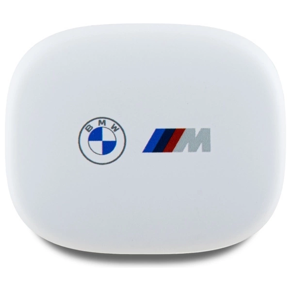 BMW Bluetooth ausinės BMBEMIATP20LOH TWS + dokavimo stotis - baltos/baltos su logotipais - Image 3
