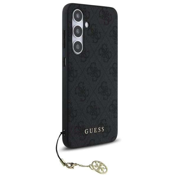 Guess GUHCS24FEGF4GGR S24 FE S721 kietas dėklas gray/gray 4G Charms kolekcija - Image 4