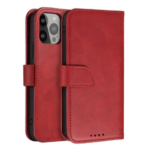Magnet Case with Flip for Samsung Galaxy S25+ - Red