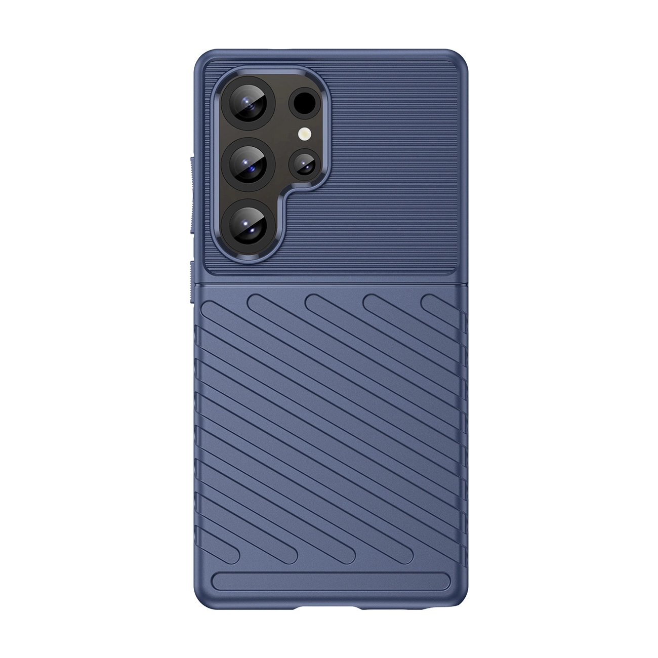 Thunder dėklas Samsung Galaxy S25 Ultra silikoninis šarvuotas dėklas – mėlynas - Image 2