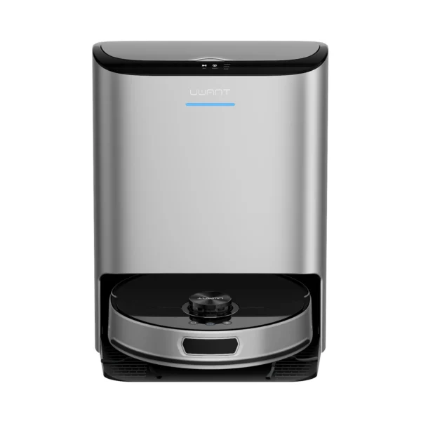 UWANT U200 Pro robotas dulkių siurblys su plovimo funkcija + įkrovimo/valymo stotis – pilkas - Image 4