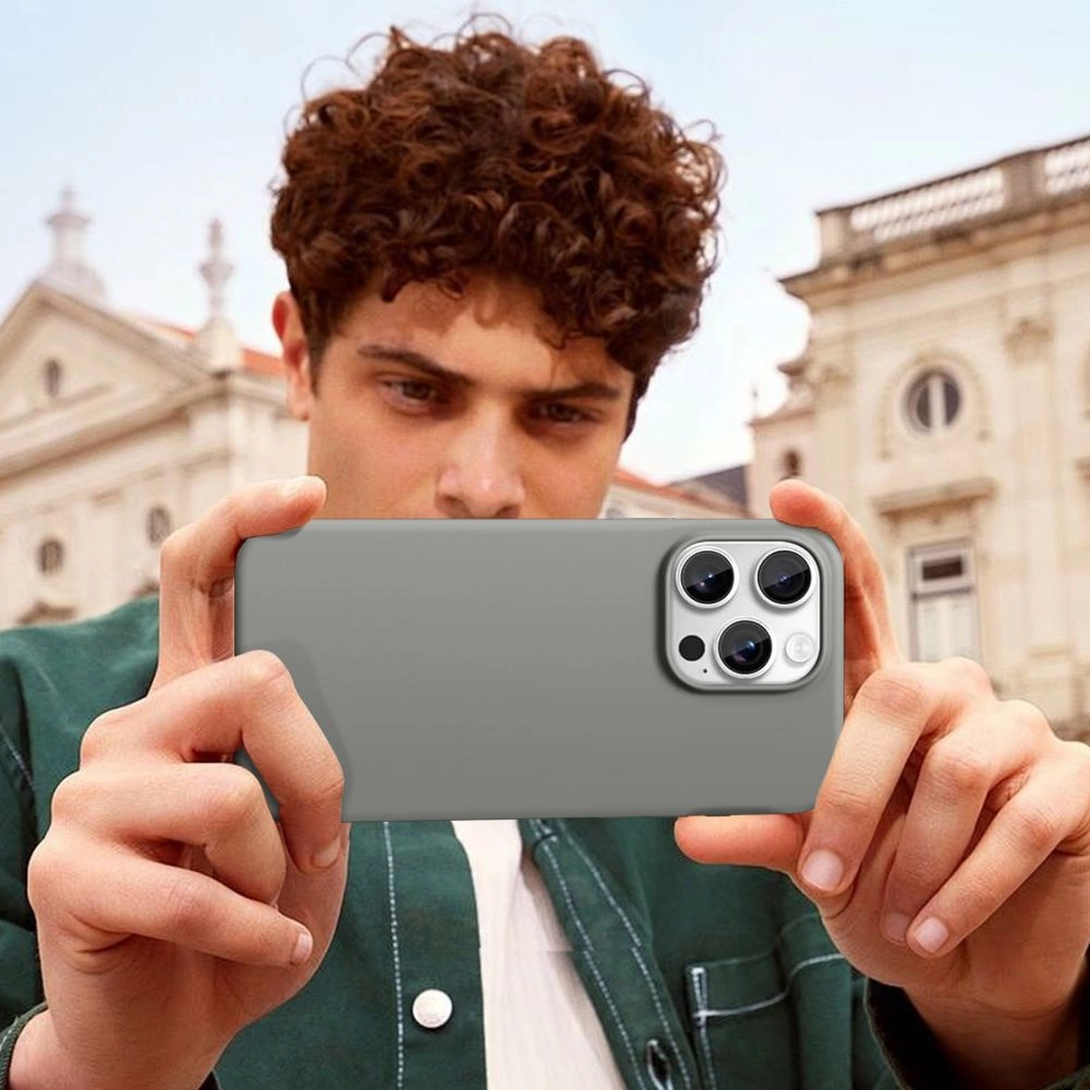 Tech-Protect silikoninis MagSafe iPhone 16 Pro dėklas – pilkas - Image 5