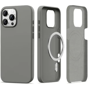 Tech-Protect Silicone MagSafe Case for iPhone 16 Pro Max - Gray